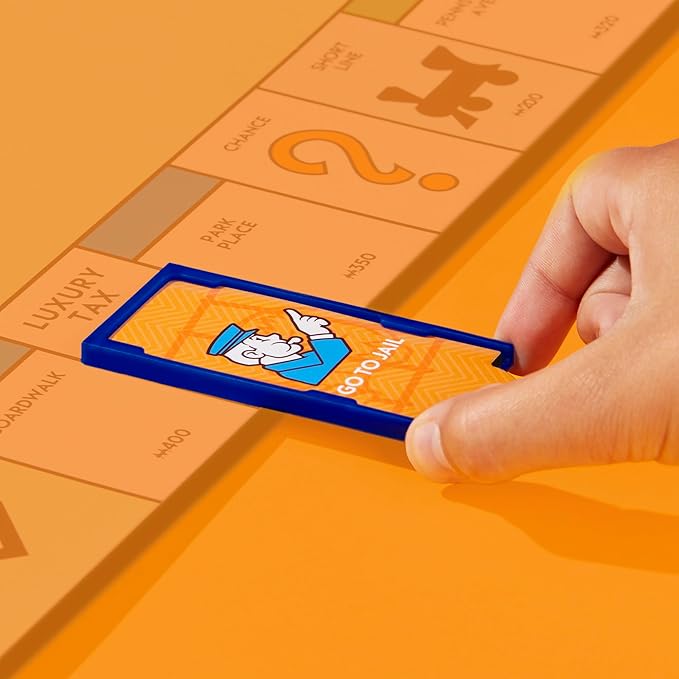 Monopoly Go to Jail Expansion | Add More Fun to Classic Monopoly Game and Play Faster | Ages 8+ | 2-6 Players | 40 Mins. | Family Board Games