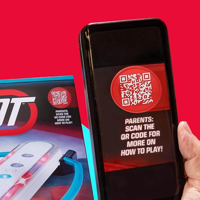 Hypershot Electronic Tabletop Hockey Game | 5 Games in 1 | Music, Lights, and Sounds | Ages 8 and Up | for 1 to 2 Players | Kids Board Games