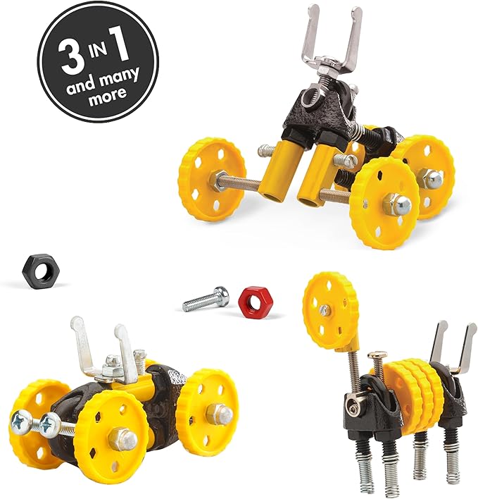 Vehicle Stem Building Toys, Educational Build Your Own Robot Toy for Kids Age 6 7 8 9+ Year Old Boys and Girls, Stem Toys Engineering Kit, Construction Toys Steam Gift - BlazeBit