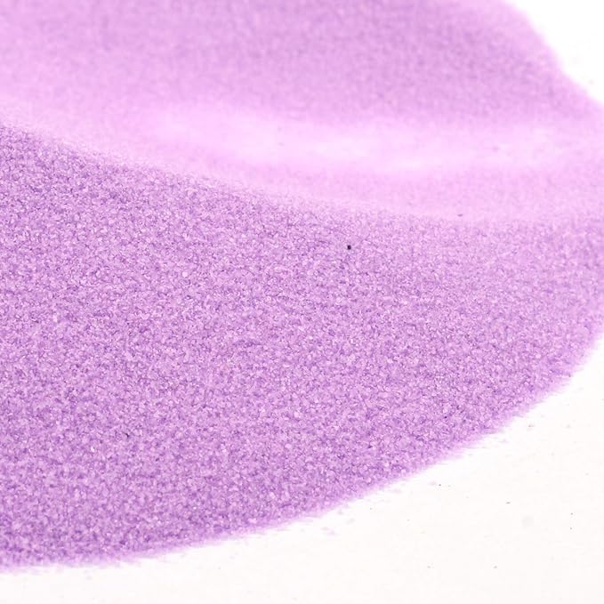 Shiny Stone Colorful Sand,Rainbow Sand,Art Sand,Colored Sand,Craft Sand,Decorative Wedding Vibrant Sand, 250g/0.55lbs/8.81oz for Kids Creativity Wedding Succulent Terrarium Vase (Amethyst)