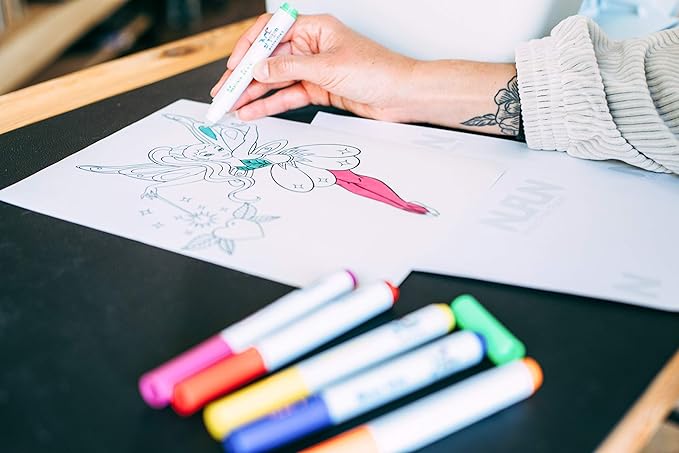 NuFun Activities Mess Free Paper - Kids Create No Mess Wonders with Special Coloring Paper, Gift for Kids, 100 Blank Pages