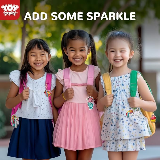 TOY Life Diamond Art Kits Kids with Keychains Painting Diamond Kits for Kids Gem Art Diamond Kids Painting, Art and Crafts for Girls Age 8-12 Art Kits Unicorn Painting Kit