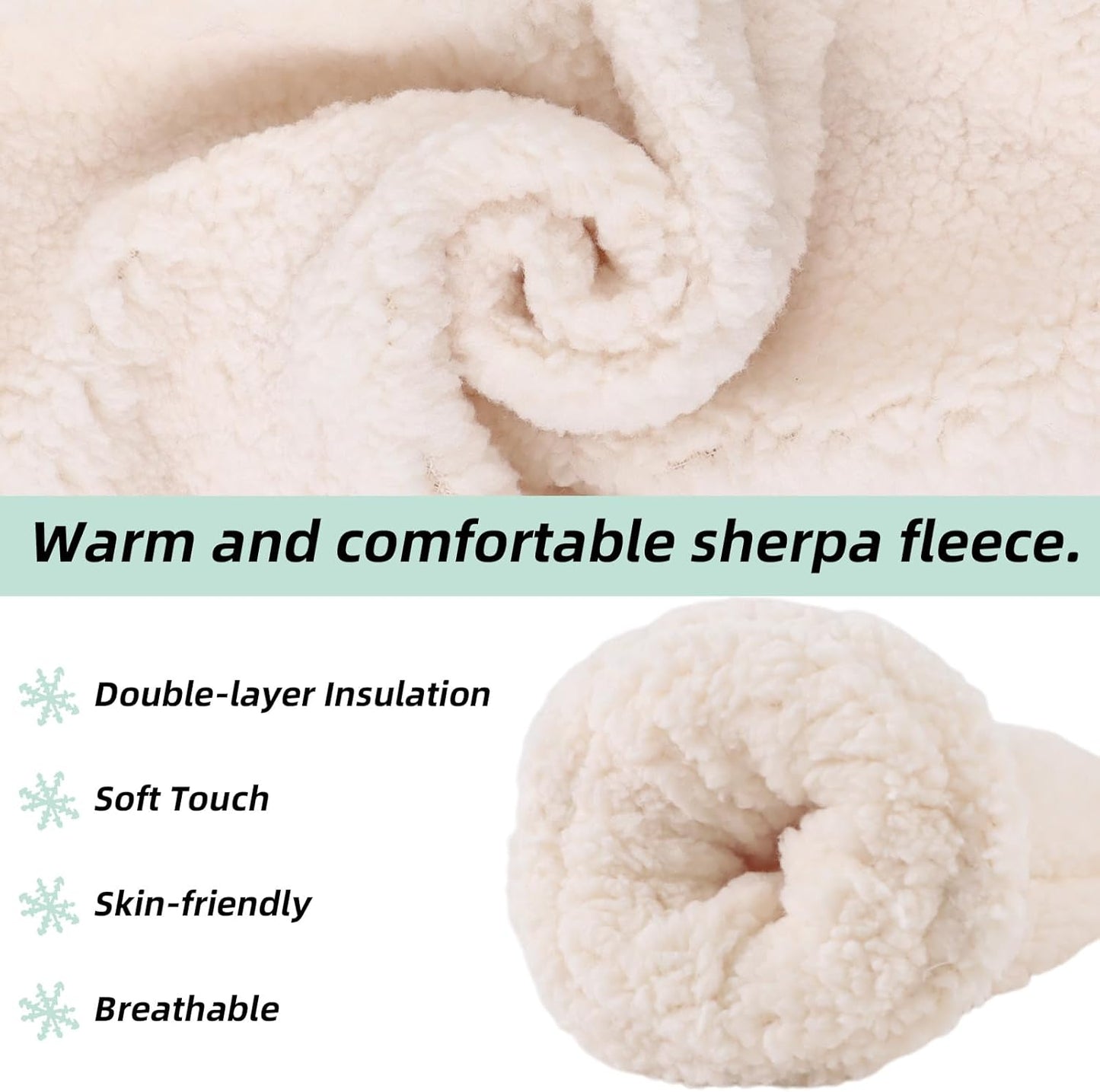 Zsedrut Baby Boys Winter Glove Warm Toddler Infant Girls Mittens Fleece Lined Gloves 1-7 Years