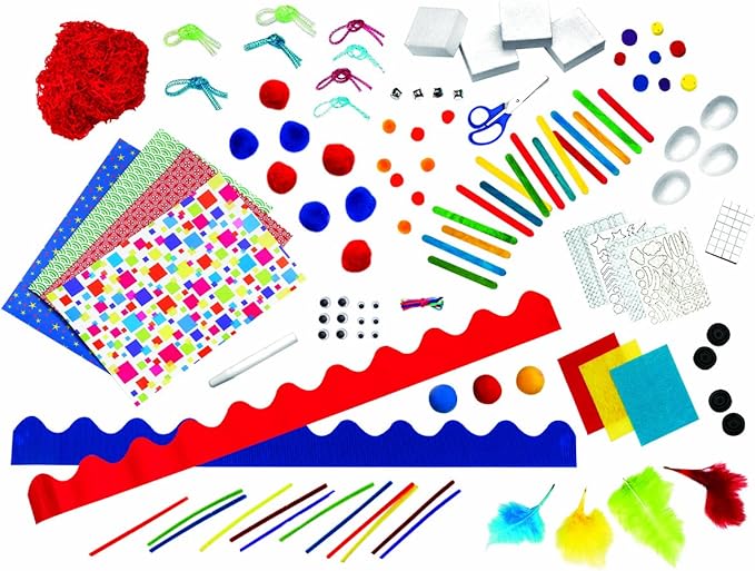 Creativity for Kids The Big Creativity Can - Open Ended Fun, 100+ Craft Components