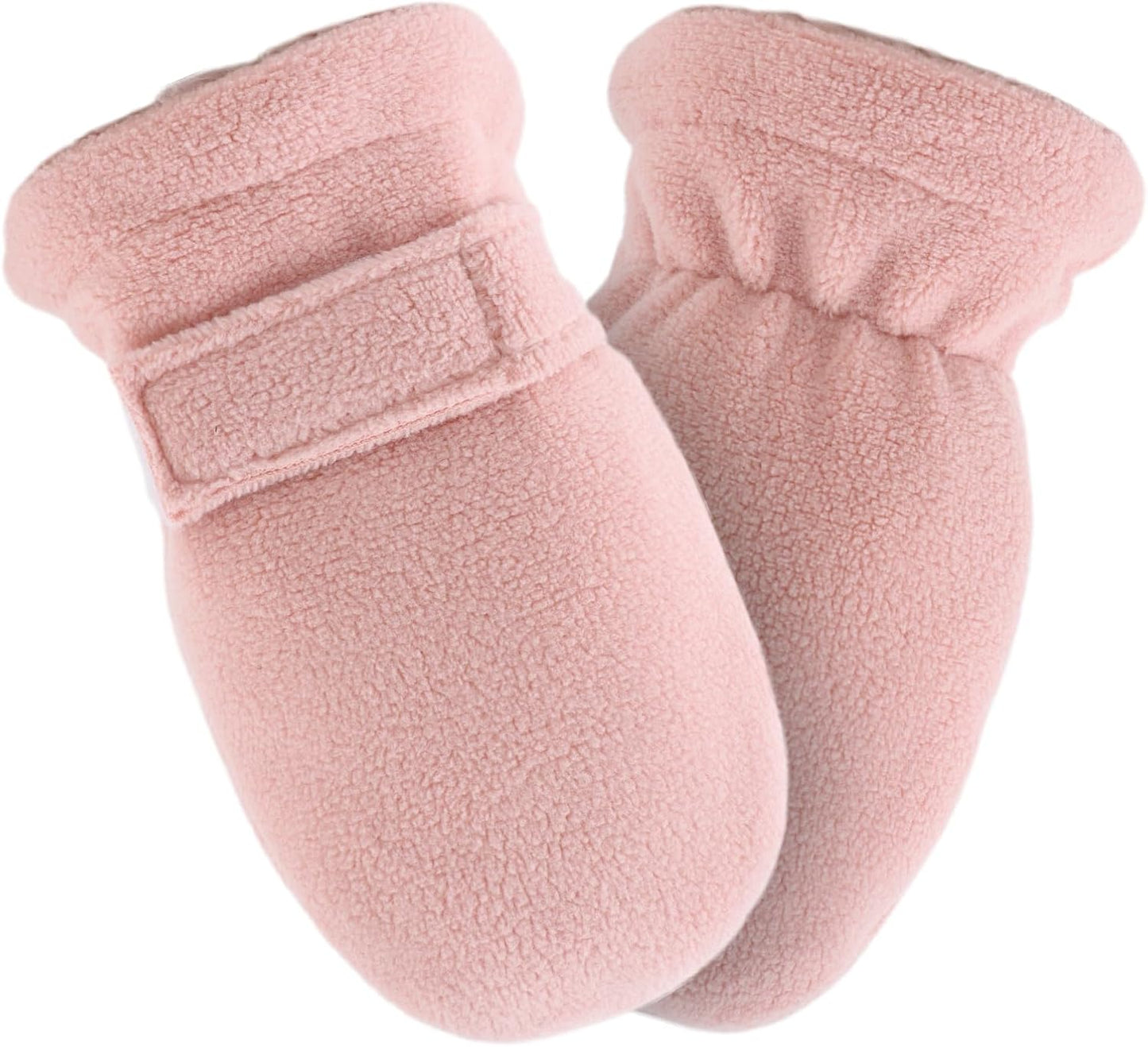 Zsedrut No Scratch Baby Mittens Toddler Infant Fleece Lined Gloves Winter Warm Mitten for Baby Boys Girls