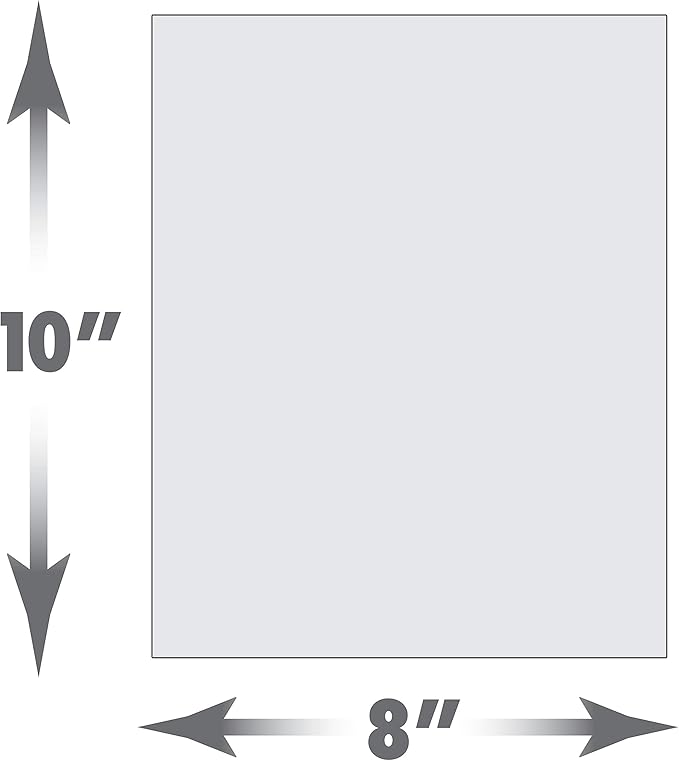 Just Play Shrinky Dinks Creative Pack, 25 Sheets Frosted White, Kids Art and Craft Activity Set, Kids Toys for Ages 6 Up, Large