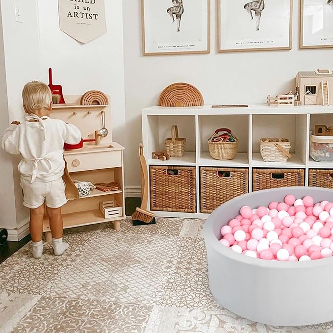 GOGOSO Ball Pit Balls for Toddles, Kids Plastic Balls for BallPit, Pool, Baby Party Accessories, Birthday Decoration 50 100 200 500 1000