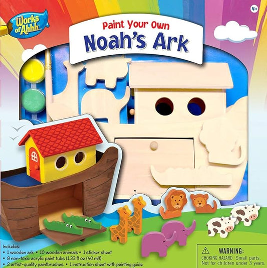 Works of Ahhh... Craft Set - Noah‘s Ark Premium Wood Paint Kit