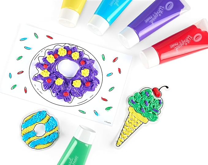 Crayola Whipped Paint Kit, Puff Paint, 3D Paint Set for Kids, 3 Unique Textures, Sensory Art Toy, Gift for Kids, Ages 5+