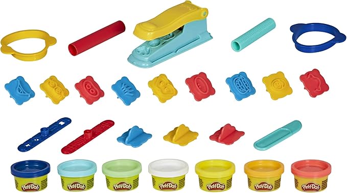 Play-Doh Makin' Faces Create It Kit for Kids 3 Years and Up with 7 Non-Toxic Colors