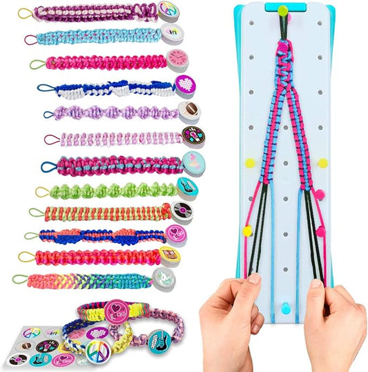 VERTOY Friendship Bracelet Making Kit for Girls - Cool Arts and Crafts Toys for 6 7 8 9 10 11 12 Years Old, Bracelet String and Rewarding Activity, Best Birthday Gifts for Teen Kids