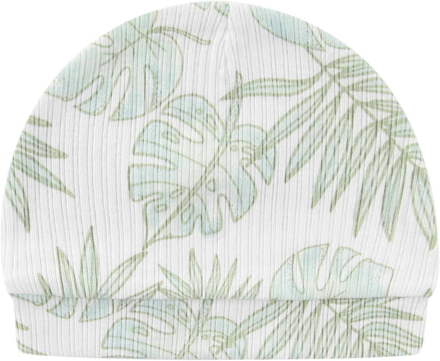 Baby Hat and Mittens Set Cotton Newborn Baby Hats Caps for Boys and Girls, 0-6 Months