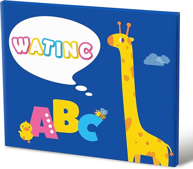 WATINC Pink Animals Felt Story Board - Farm Animal and Insect Bug Learning Flannel Portable Story Board Gift, Early Educational Storytelling Travel Interactive Play Kit for Classroom Kids Toddlers