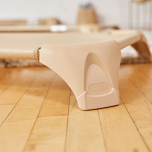 ECR4Kids Stackable Cozy Cot with Storage, Classroom Furniture, Sand, 6-Pack