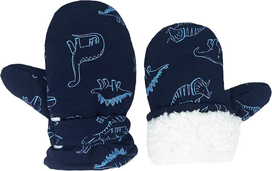 Toddler Gloves Kids Mittens Winter Warm Lined Fleece Gloves Waterproof Snow Baby Mitten for Boys Girls