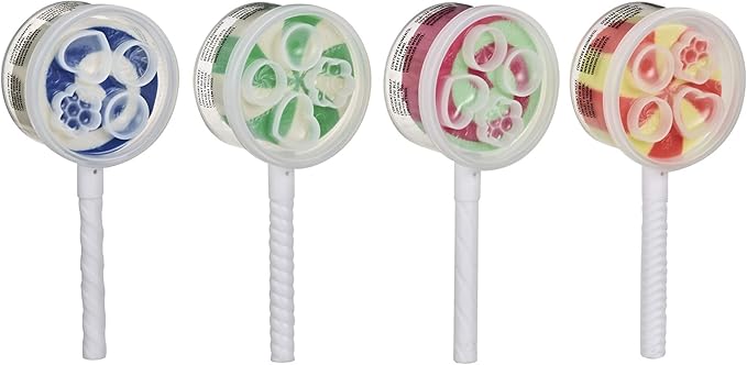 Play-Doh Lollipop 4-Pack of Pretend Play Candy Molds Filled with 3 Ounces of Non-Toxic Modeling Compound for Kids 3 Years and Up