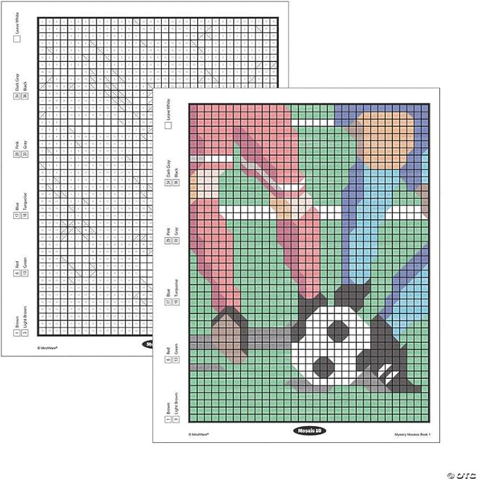 MindWare Color by Number Mystery Mosaics: (Book 1)
