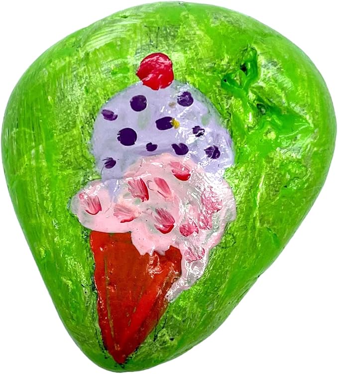 Creativity For Kids Hide and Seek Rock Painting Kit - Arts and Crafts for Kids Ages 6-8+, Gifts for Kids, Craft Kit with 10 Rocks and Waterproof Paint, Small
