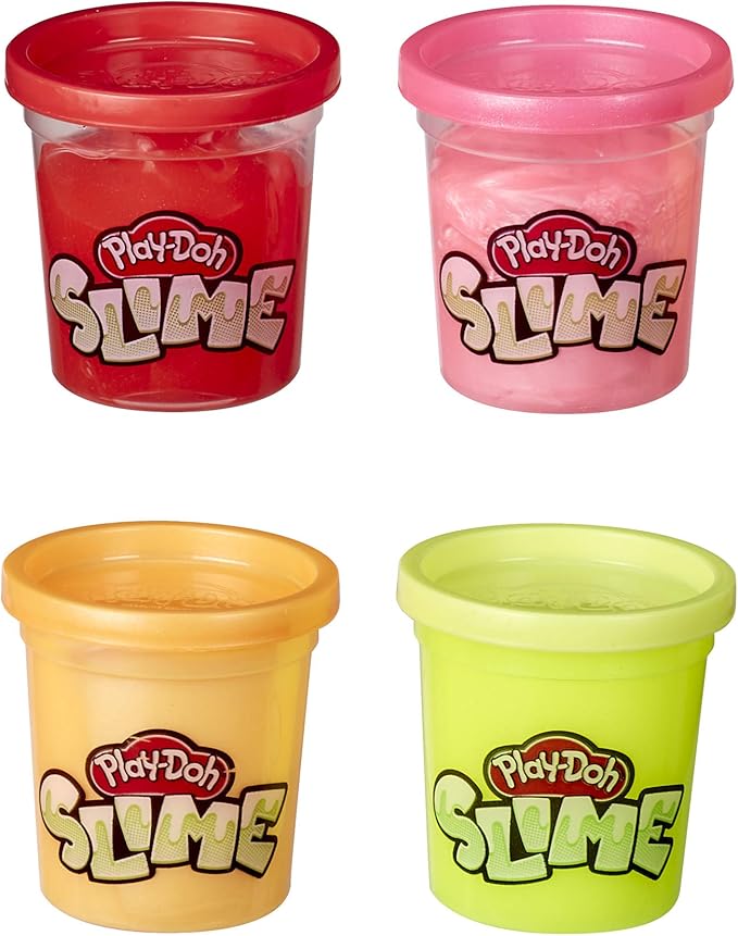 Play-Doh Foam and Play-Doh Slime: Super Cloud, HydroGlitz, Super Stretch, and Krackle 13 Multipack Bundle of Summer Colors for Kids 3 Years and Up, Non-Toxic (Amazon Exclusive)