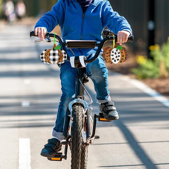 Winlyn 24 Sets Fall Pumpkin Crafts DIY Fall Pumpkin Ornaments Decorations Craft Kits Pumpkin Maple Leaf Foam Stickers Pumpkin Arts and Crafts for Kids Thanksgiving Halloween Party Classroom Activities