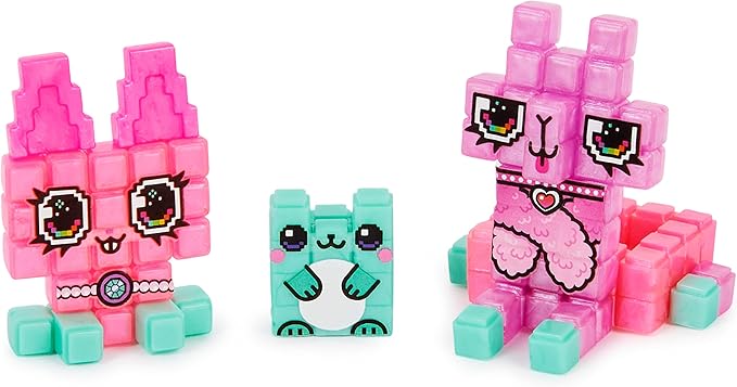 Metallic Pack with 156 Exclusive Water Fuse Beads, Decos and Accessories, Makes 3D and 2D Creations with No Heat, Arts and Crafts Kids Toys