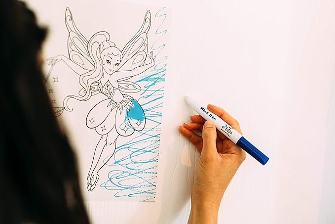 NuFun Activities Mess Free Paper - Kids Create No Mess Wonders with Special Coloring Paper, Gift for Kids, 100 Blank Pages