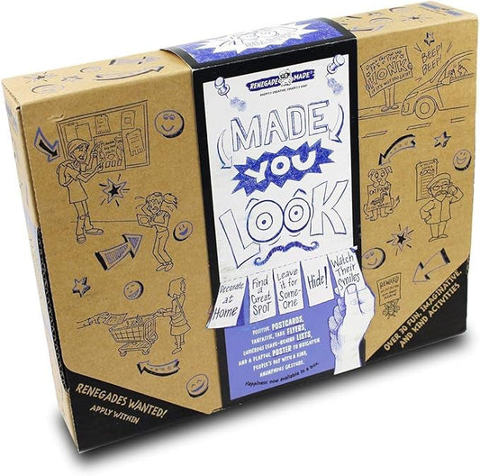 | Made You Look KIT | Fun and Creative Paper Art for Kids. Includes Unique Flyers, Postcards and Posters for Kids to Decorate and Leave Around Town!