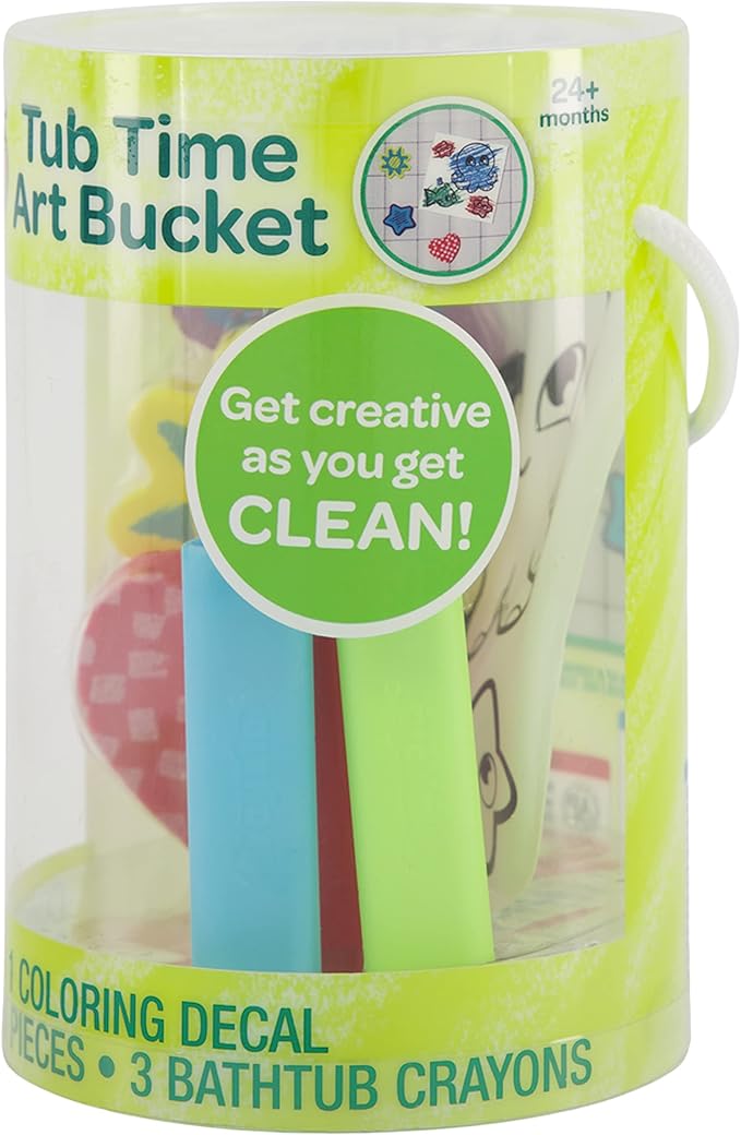Crayola Taste Beauty My First Tub Time Art Pack, Bath-Time Toys with Red, Green, and Blue Crayons