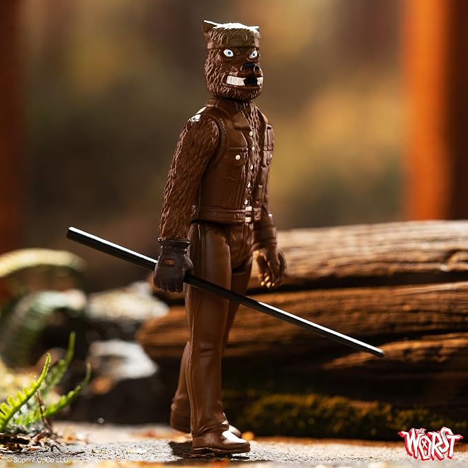 Super7 The Worst Werewolf Biker (Scum Squad) - 3.75" The Worst Action Figure with Accessory Collectibles and Retro Toys