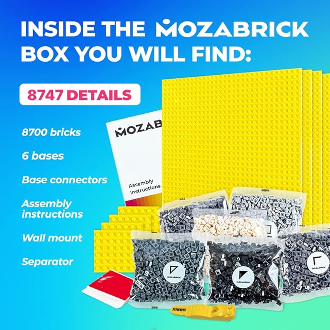 Photo Constructor Set Model M (20in x 30in). 8700 Parts, 18 Hours Assembly. Turn Your Photo into Peace of Art