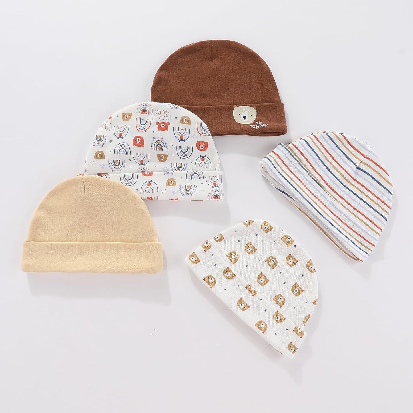 Baby Hats Mittens and Socks Set Cotton Newborn Hat Beanie Soft Infant Girls Boys Caps Gloves 0-6 month