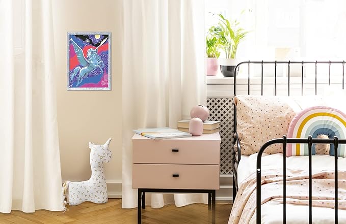 Ravensburger Powerful Pegasus Paint by Numbers Kit for Kids - 20267 - Painting Arts and Crafts for Ages 7 and Up