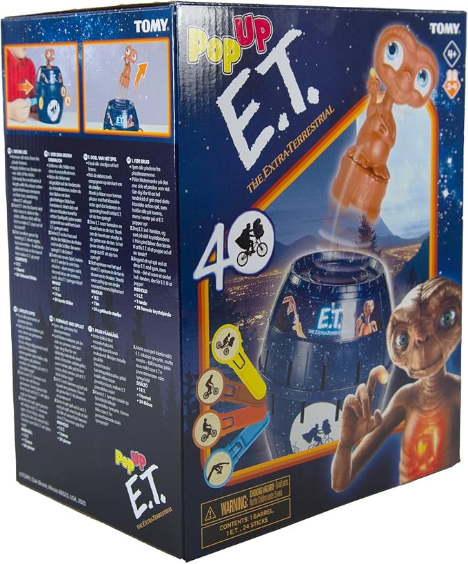 TOMY Pop Up E.T. The Extra Terrestrial Kids Game - Family and Preschool Kids Games for Family Game Night - Christmas Gifts for Kids Fun Christmas Games and Ideas for Holiday Gifts - Kids Ages 4 and Up