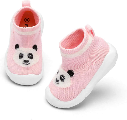 Engtoy Baby Shoes & Socks - Non-Slip Breathable Slippers with Soft Rubber Sole - Baby Boys & Girls Slip On Sneakers