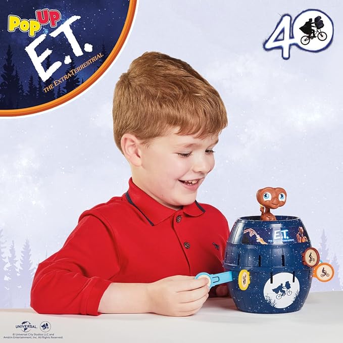 TOMY Pop Up E.T. The Extra Terrestrial Kids Game - Family and Preschool Kids Games for Family Game Night - Christmas Gifts for Kids Fun Christmas Games and Ideas for Holiday Gifts - Kids Ages 4 and Up