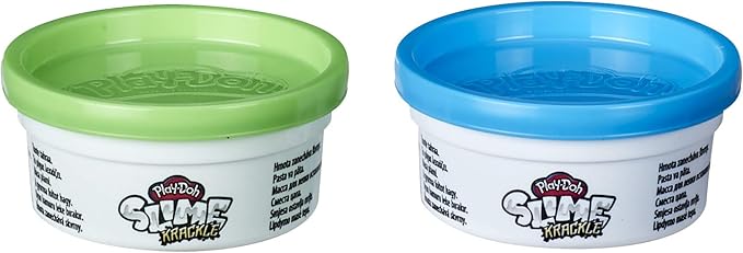 Play-Doh Foam and Play-Doh Slime Kit: Super Cloud Slime, HydroGlitz, Super Stretch, and Krackle 13 Multipack Bundle of Cool Colors, Kids Party Favors, Non-Toxic (Amazon Exclusive)