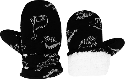 Toddler Gloves Kids Mittens Winter Warm Lined Fleece Gloves Waterproof Snow Baby Mitten for Boys Girls