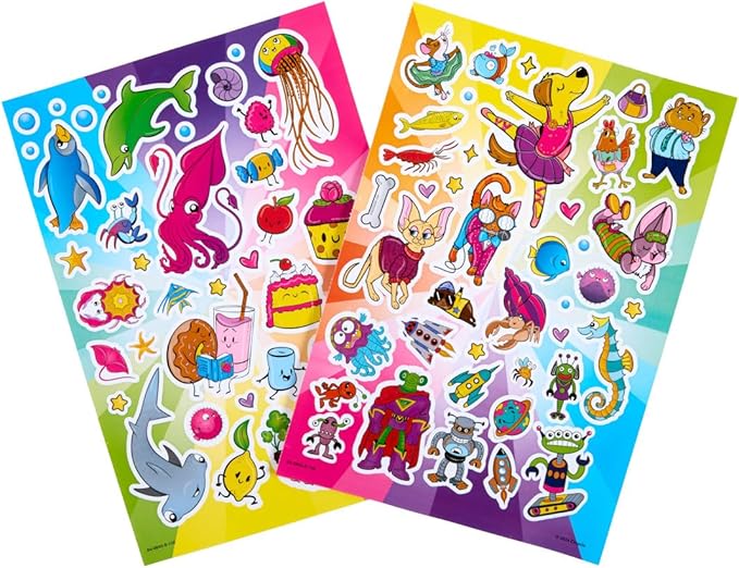 Crayola Colossal Collection of Coloring, 288 Coloring Book Pages, 2 Sticker Sheets, Coloring Book for Kids, Toddler Travel Activity, 3+