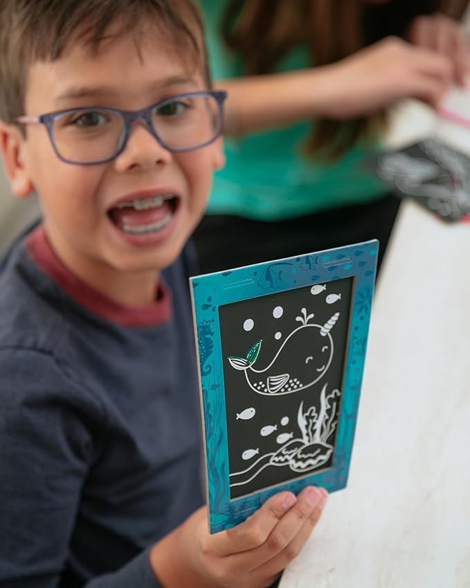 Totally Twilight Under The Sea Life Lantern Scratch Art Night Light Kit to Make and Enjoy