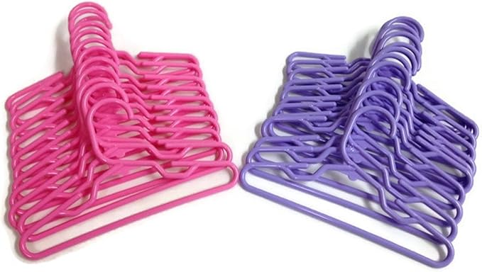 Pet Apparel Hangers Set of 24 Measures 7 1/4 Inch Wide Will Fit Over 1" 1/8 Rod Great for Small Dog Clothing