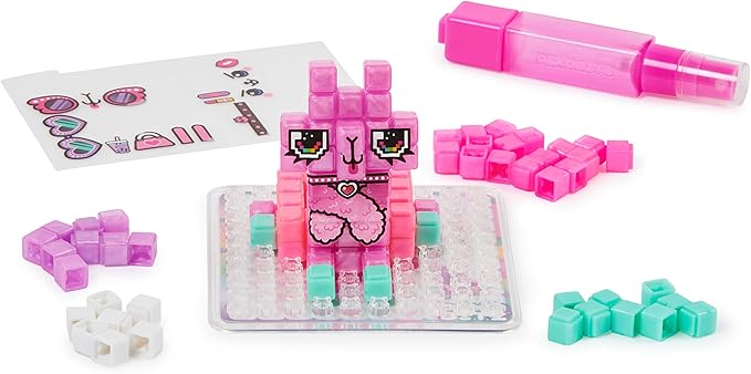 Metallic Pack with 156 Exclusive Water Fuse Beads, Decos and Accessories, Makes 3D and 2D Creations with No Heat, Arts and Crafts Kids Toys
