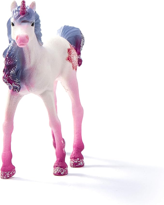 Schleich bayala, Unicorn Toys, Unicorn Gifts for Girls and Boys 5-12 Years Old, Mandala Unicorn Foal