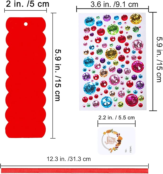 Winlyn 36 Sets Fall Craft Kits Kids Autumn Thanksgiving Fall Crafts DIY Fall Bookmarks Decorations Art Sets Pumpkin Maple leaf Harvest Foam Stickers Arts and Crafts for Kids Classroom Party Activities