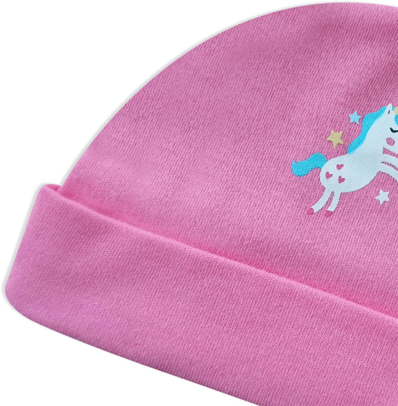 Baby Hat and Mittens Set Newborn Baby Hats Caps for Baby Boys Girls 0-6 Months 100% Cotton