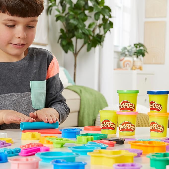 Play-Doh Holiday Set of Tools, 43 Accessories & 10 Colors, Kids Arts & Crafts, Preschool Toys for Girls & Boys, for Kids, Ages 3+ (Amazon Exclusive)