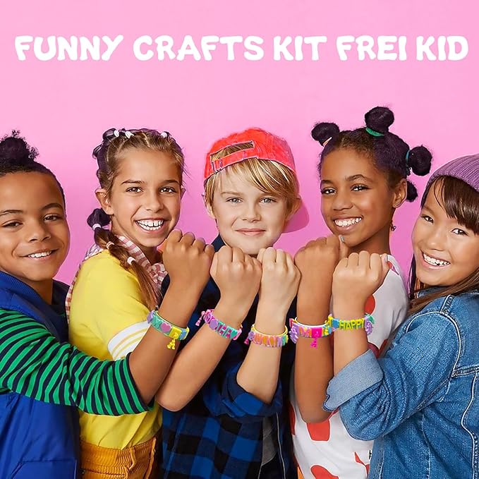 Art & Craft Kits for Kids, DIY Friendship Bracelet Making Kit for Girls, Jewelry Making with Charm & Stickers, Birthday Gifts for Ages 8-12, Toys for Ages 5, 6, 7, 8, 9, 10, 11, 12 Years Old