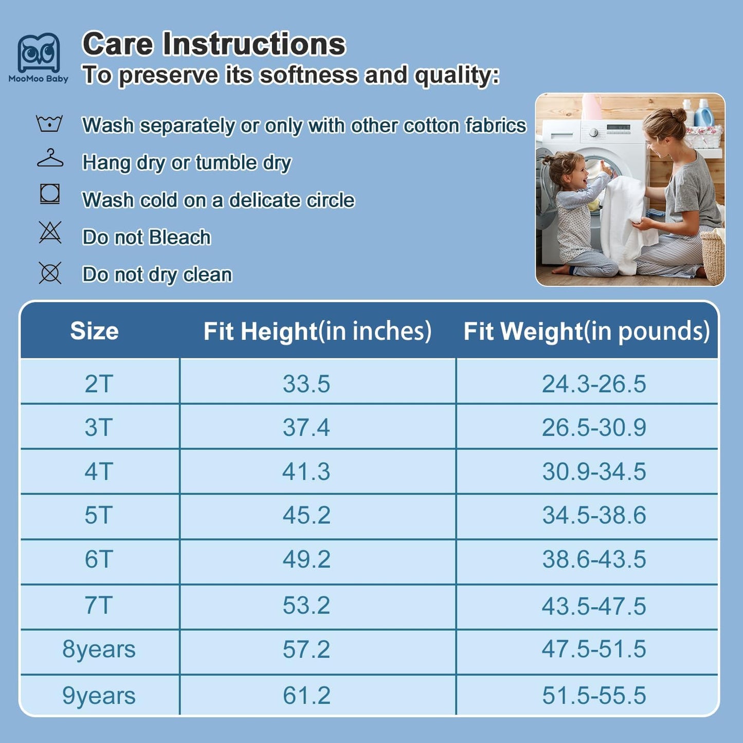 MooMoo Baby Absorbent Potty Training Pants 8 Packs Cotton Training Underwear for Boys 6T