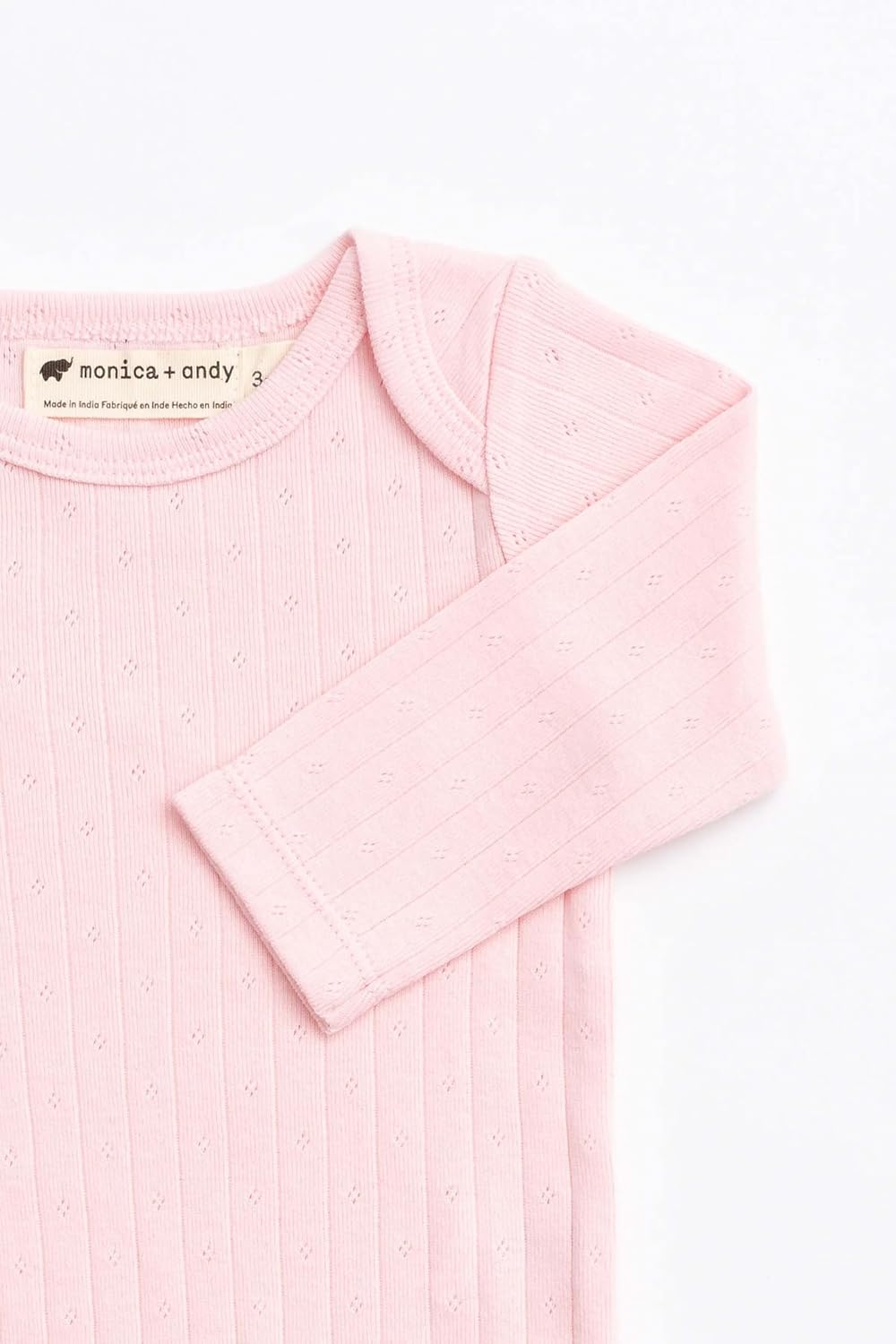 MONICA + ANDY Baby Organic Long Sleeve Jack and Jill Bodysuit