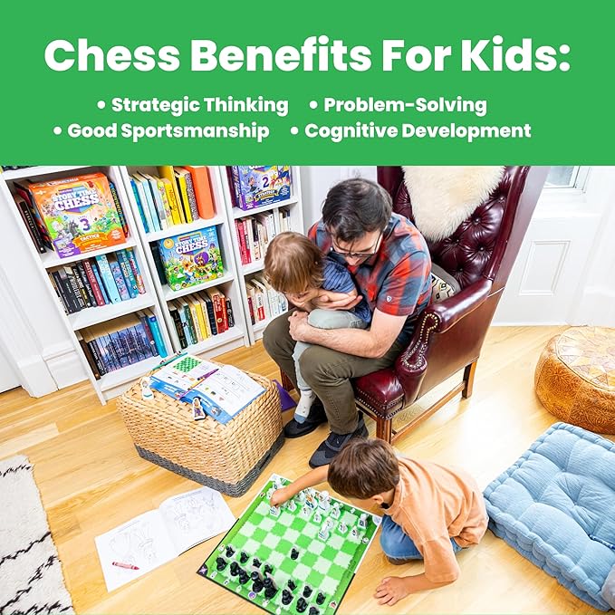 Story Time Chess - 2021 Toy of The Year Award Winner - Kids Chess Sets, Beginners Chess, Chess for Kids, Chess Game Toddlers, Learning Games for Kids, Chess for Beginners, No Stress Chess Game