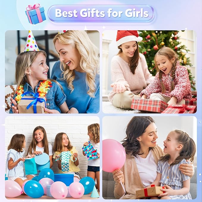 ZOOI Bracelet Making Kit for Girls, Arts and Crafts for Kids Girls Ages 8-12, Girls Toys Age 6-8, Friendship Charm Bracelet Making Kit, Jewelry Making Kit for Girls, Gifts for 6-12 Year Old Girl